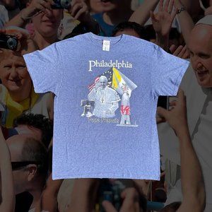 Vintage Philadelphia Pope Tour Tee Shirt